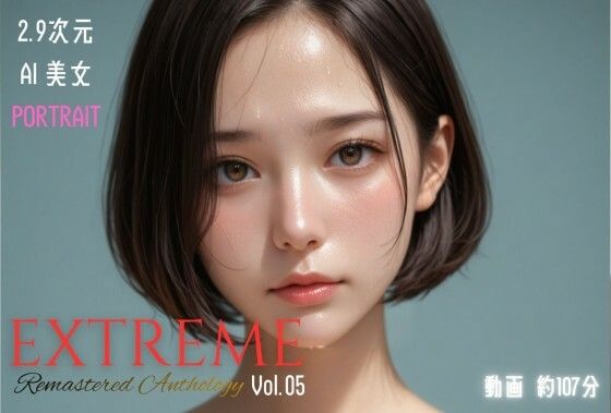 [3DCG]2.9次元AI美女 PORTRAIT EXTREME Remastered Anthology VOL.05 AI SEX 動画集 KEI diffusionレビュー5.00