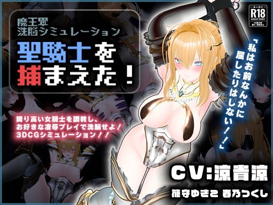 [3DCG]【CV:涼貴涼、篠守ゆきこ、春乃つくし】聖騎士を捕まえた！【魔王軍洗脳シミュレーション】 こうねつひレビュー1.00
